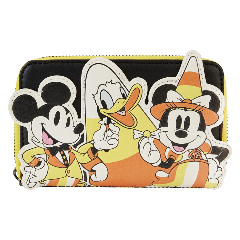 Disney - Mickey & Friends Candy Corn Zip Around Wallet Purse