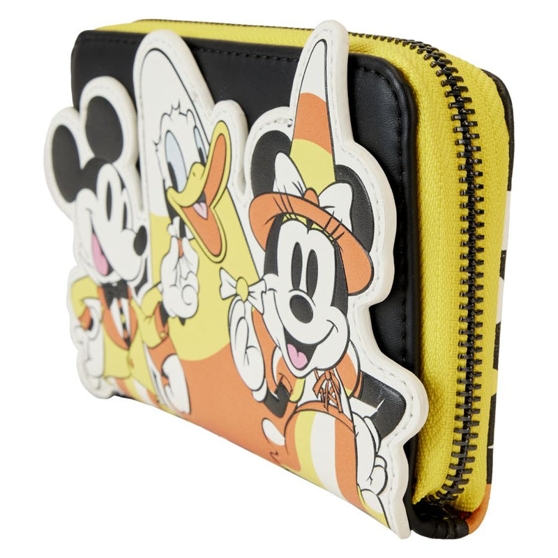 Disney - Mickey & Friends Candy Corn Zip Around Wallet Purse