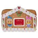 Disney - Mickey & Friends Gingerbread House Zip Around Wallet Purse