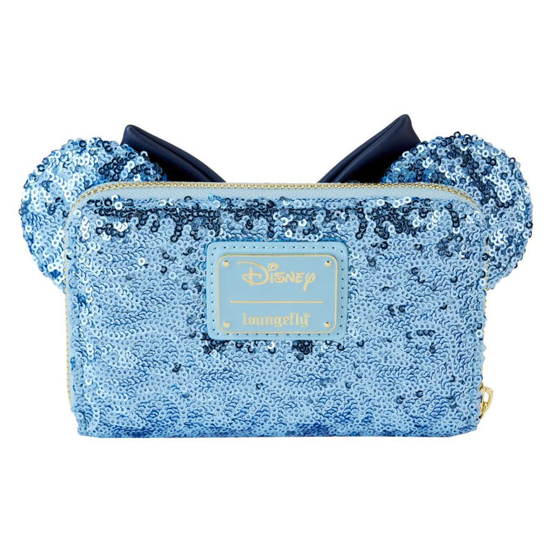 Disney - Minnie Mouse Hanukkah Sequin Zip Around Wallet Purse