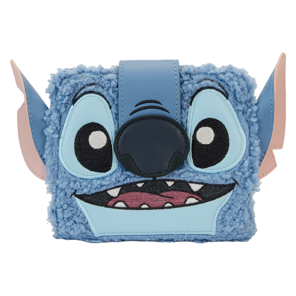 Lilo & Stitch - Stitch Plush Sherpa Cosplay Bifold Wallet