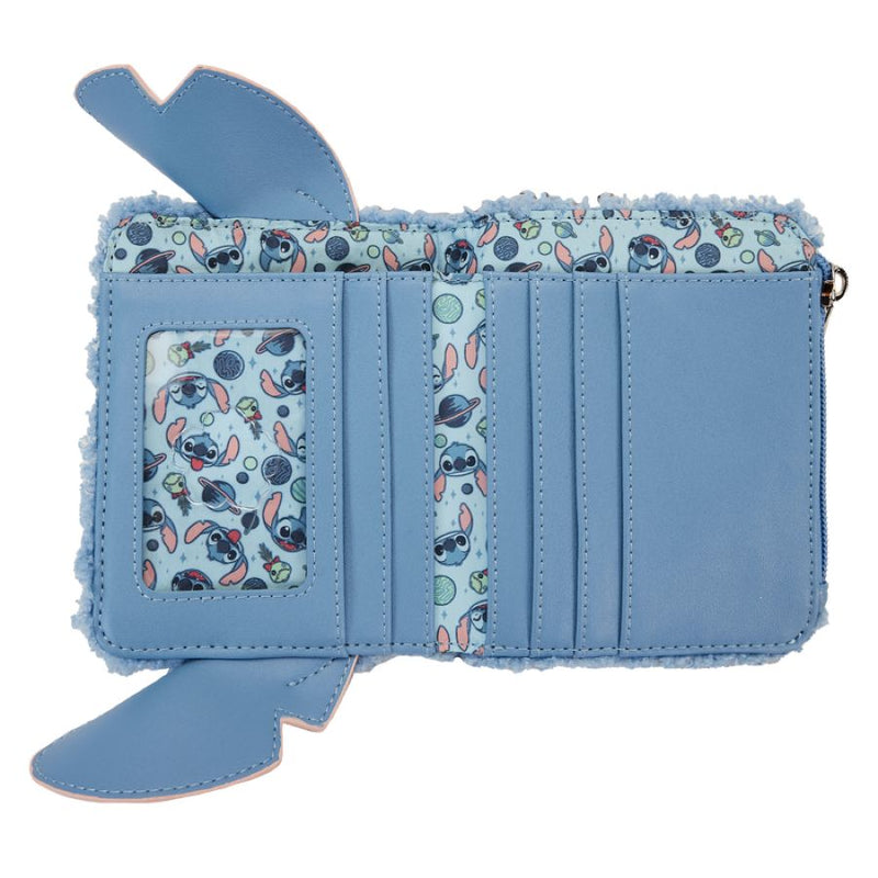 Lilo & Stitch - Stitch Plush Sherpa Cosplay Bifold Wallet