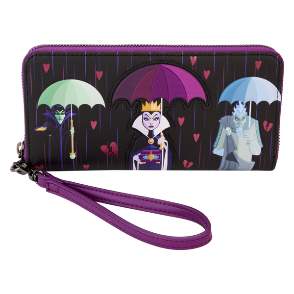 Disney Villains - Curse Your Hearts Zip-Around Wristlet Wallet