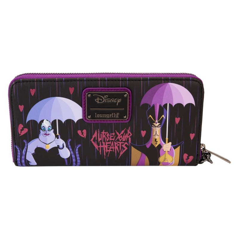 Disney Villains - Curse Your Hearts Zip-Around Wristlet Wallet