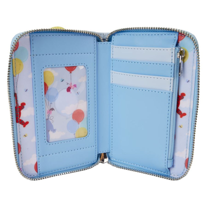 Winnie The Pooh - Balloons Zip Around Wallet Purse