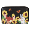 Bambi - Sunflower Friends Zip Around Wallet Purse