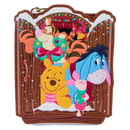 Winnie The Pooh - Pooh & Friends Holiday Scene Zip Wallet