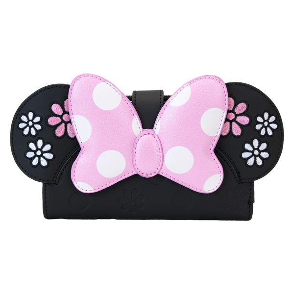 Disney - Minnie Floral Rock the Dots Flap Wallet Purse