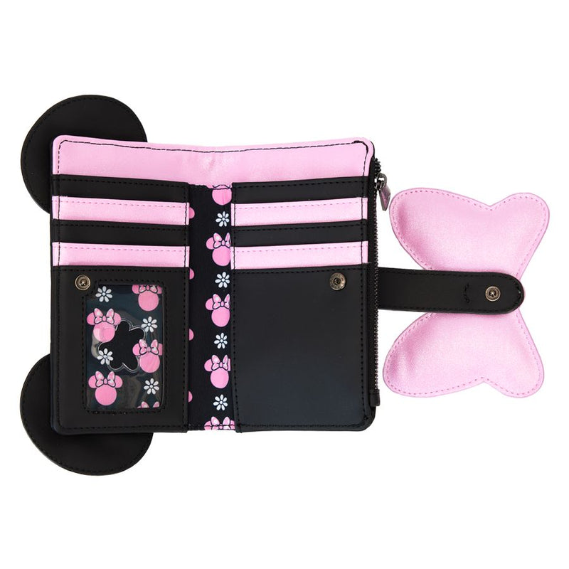 Disney - Minnie Floral Rock the Dots Flap Wallet Purse
