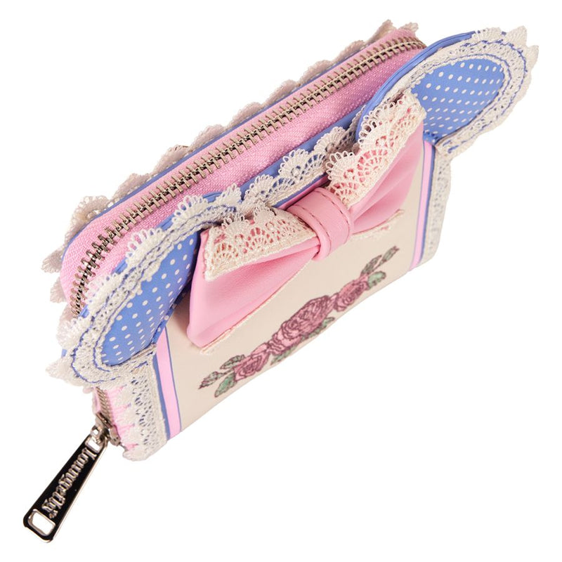 Disney - Minnie Floral & Lace Ears Zip Around Wallet