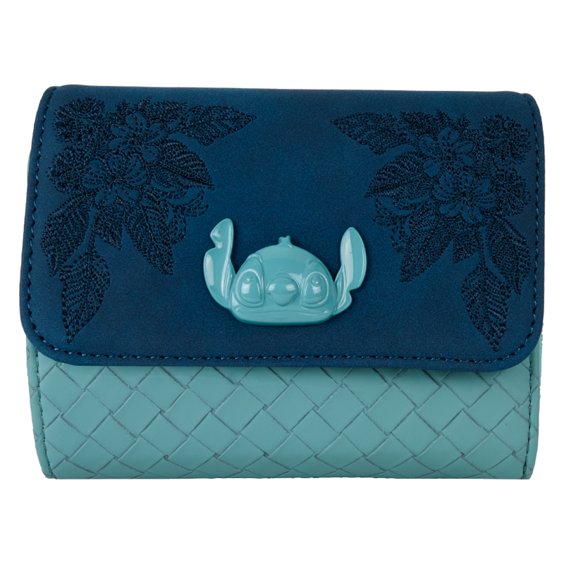 Lilo & Stitch - Stitch Embroidered Trifold Wallet