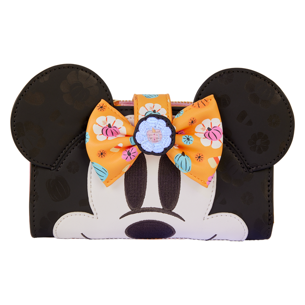 Disney - Minnie Mouse Cosplay Floral Pumpkin Flap Wallet