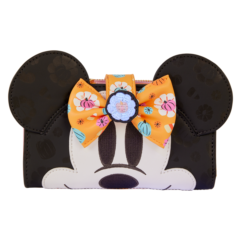 Disney - Minnie Mouse Cosplay Floral Pumpkin Flap Wallet