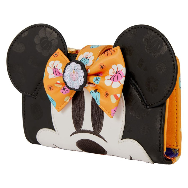 Disney - Minnie Mouse Cosplay Floral Pumpkin Flap Wallet