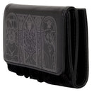 Disney Villains - Black Faux Leather with Velvet Trim Tri-Fold Wallet