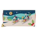 Disney - Mickey & Minnie Holiday Wristlet Wallet