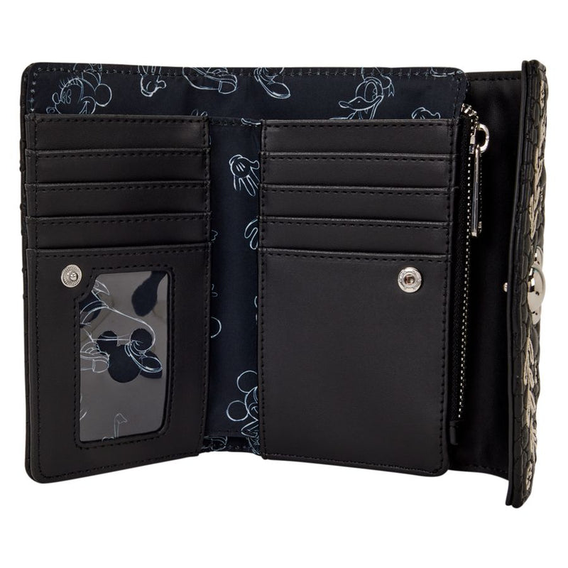 Disney - Mickey Mouse Artist Sketch Bifold Flap Wallet