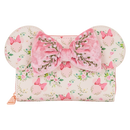 Disney - Minnie Mouse Floral Zip Around Wallet
