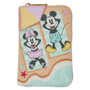 Disney - Mickey & Minnie Beach Fun Zip Around Wallet