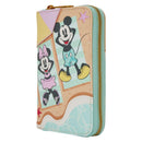 Disney - Mickey & Minnie Beach Fun Zip Around Wallet
