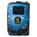 Wednesday (TV) - Nevermore Castle Zip Around Wallet