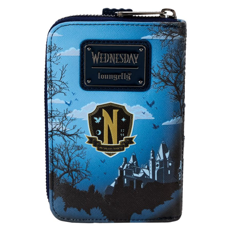 Wednesday (TV) - Nevermore Castle Zip Around Wallet