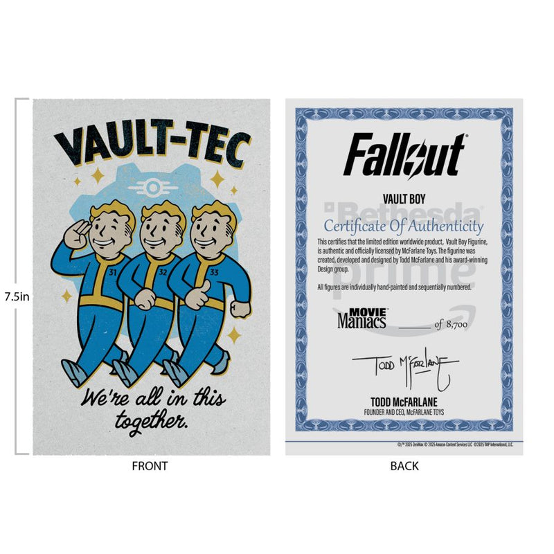 Fallout (TV) - Vault Boy (Season 2) V1 Movie Maniacs 6" Posed Figure