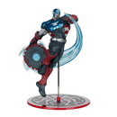 Marvel Rivals – Captain America 1:10th Scale Figure