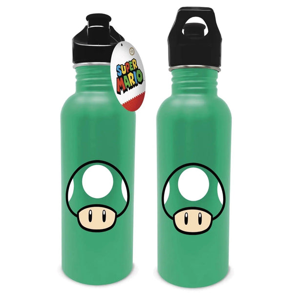 Super Mario - Green Mushroom Metal Canteen Bottle