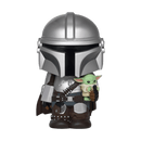 Star Wars: Mandalorian – Mando with Grogu Figural Money Bank