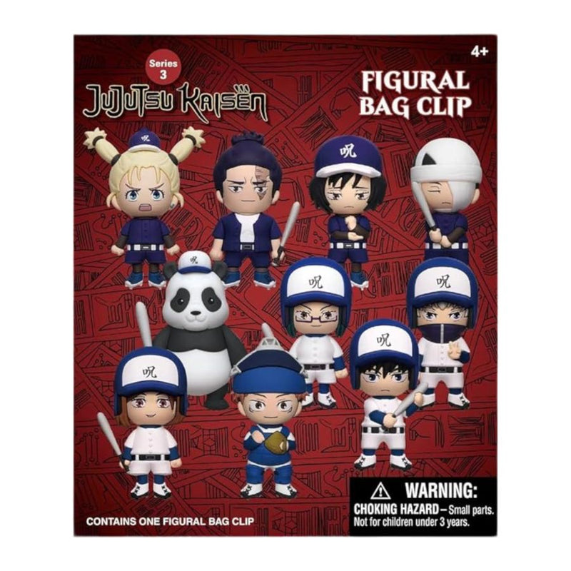 Jujutsu Kaisen - 3D PVC Bag Clips Blind Bag CDU (Series 3)