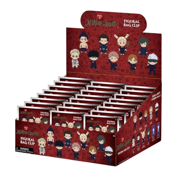 Jujutsu Kaisen - 3D Foam Bag Clips Blind Bag CDU (Series 4)