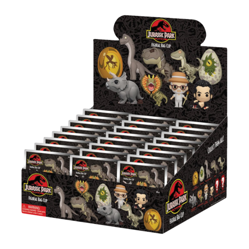 Jurassic Park - 3D PVC Bag Clips Blind Bag Series 1