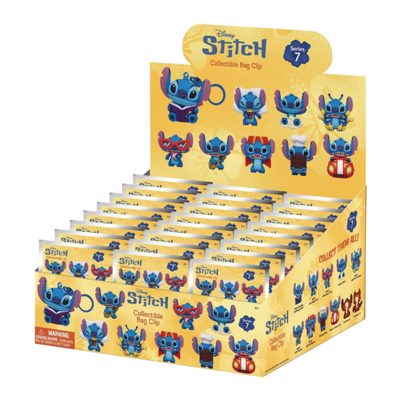 Lilo & Stitch - 3D PVC Bag Clips Blind Bag (Series 7)
