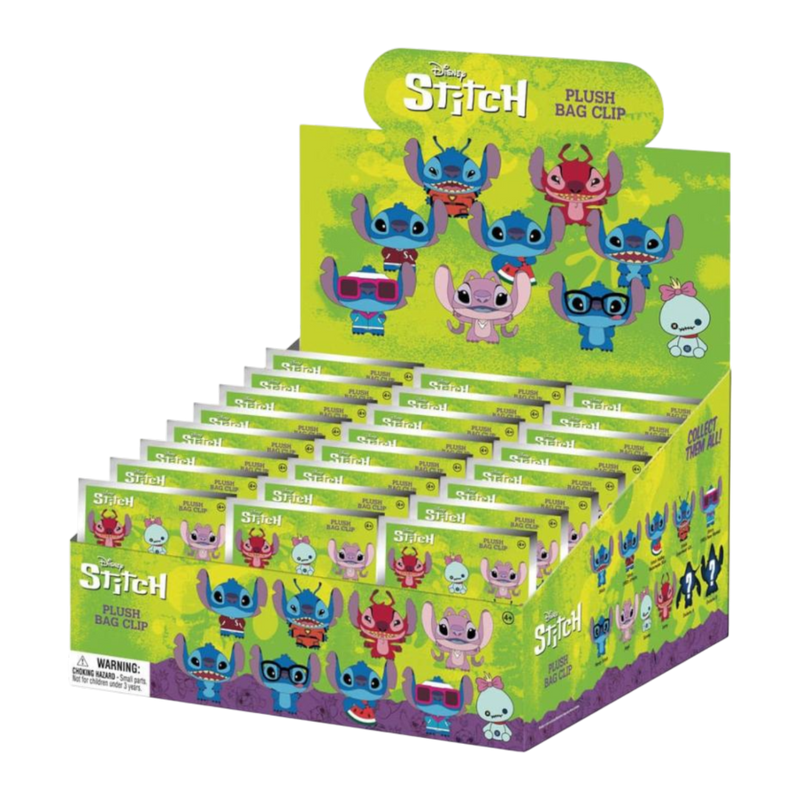 Lilo & Stitch - Stitch 3D Plush Keychain Blind Bags