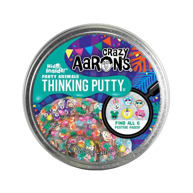 Crazy Aaron's Thinking Putty - Hide Inside Party Animals