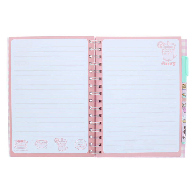 Pusheen Breakfast Club: A5 Notebook, Pen & Sticky Notes Set