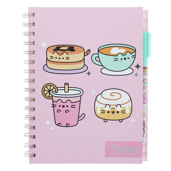 Pusheen Breakfast Club: A5 Notebook, Pen & Sticky Notes Set