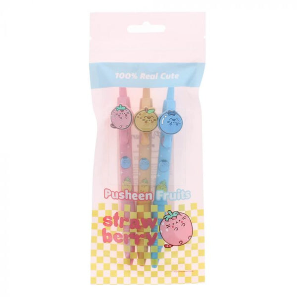 Pusheen - Pusheen Fruits Pen Set (3)