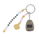 Pusheen Tropical Vacation Keyring