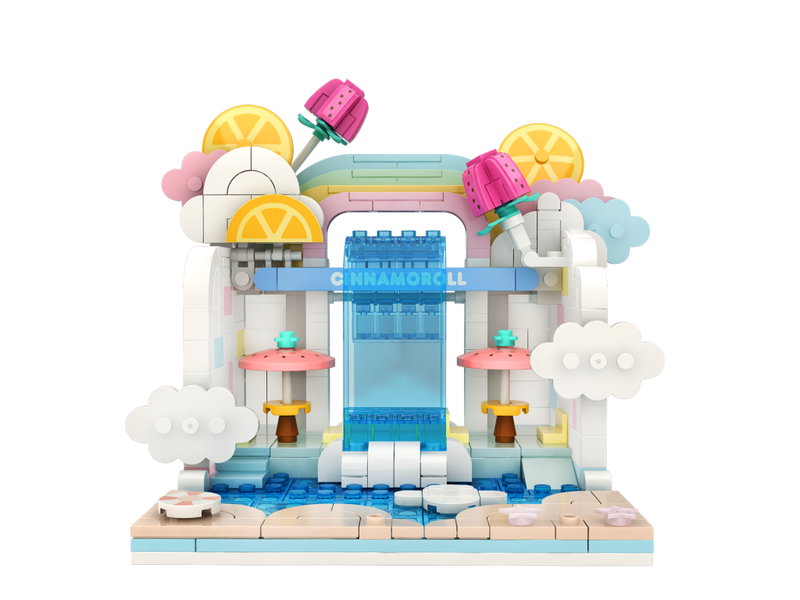 Sanrio - YuMe Blocks Summer Wunderland - Cinnamoroll Wave Pool Cafe