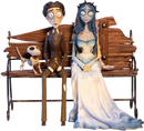 Corpse Bride - Victor and Emily on Bench 1:10 Scale Figure Set