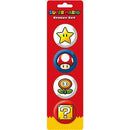 Super Mario - Essential - Erasers 4 Pack