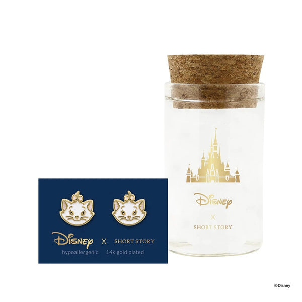 Disney - Aristocats - Epoxy Marie Earrings (Gold)