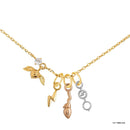 Harry Potter - Harry Trio Necklace (Gold)