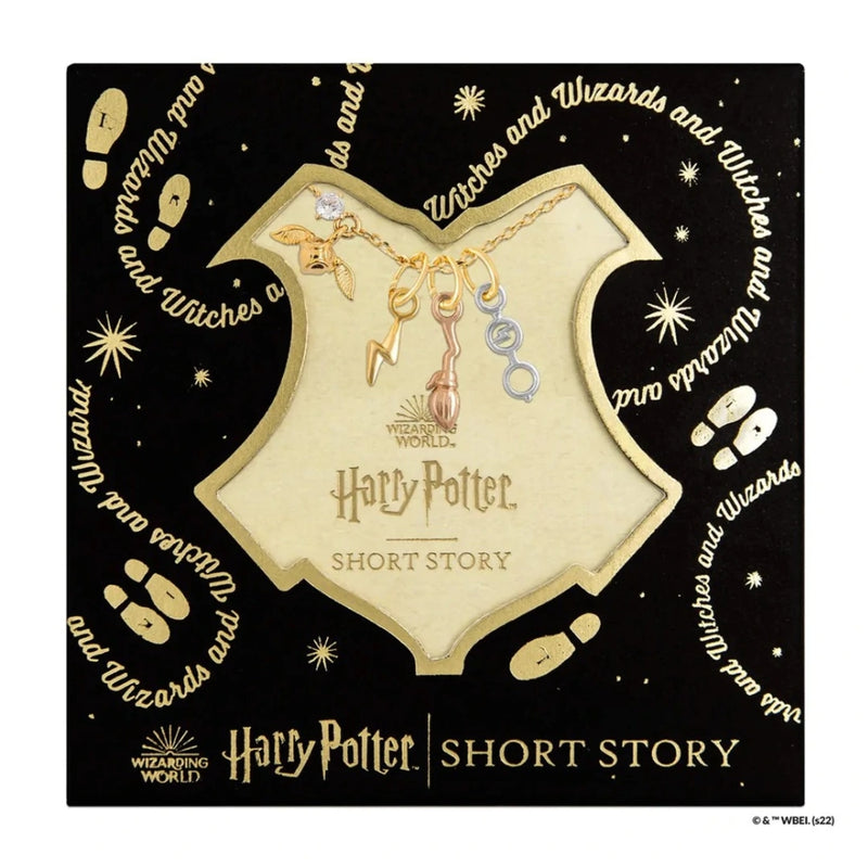 Harry Potter - Harry Trio Necklace (Gold)