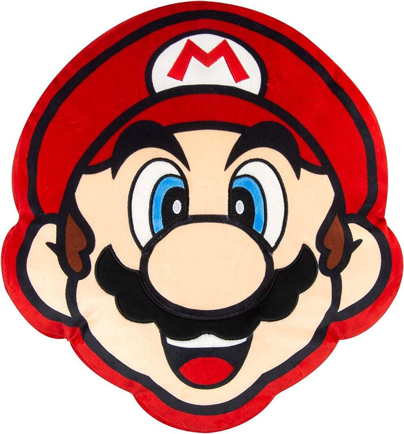 Super Mario - Club Mocchi Mocchi Mario Head Mega 15 inch Plush