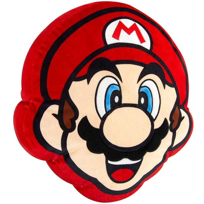 Super Mario - Club Mocchi Mocchi Mario Head Mega 15 inch Plush
