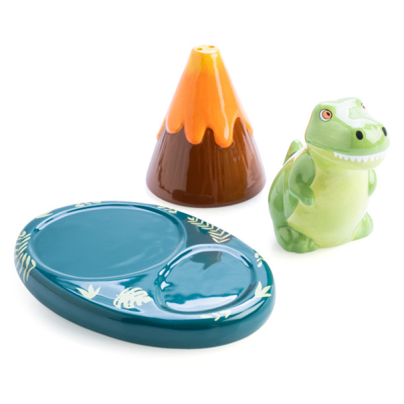 Flavour Mates T-Rex & Volcano Salt & Pepper Set