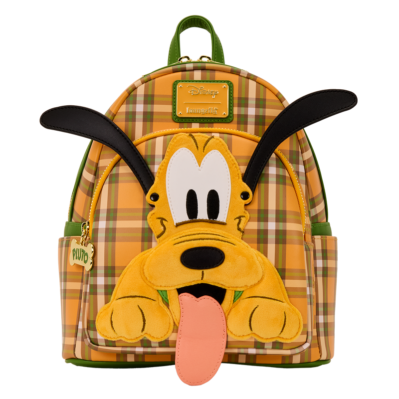 Disney - Pluto 95th Anniversary Plaid Mini Backpack
